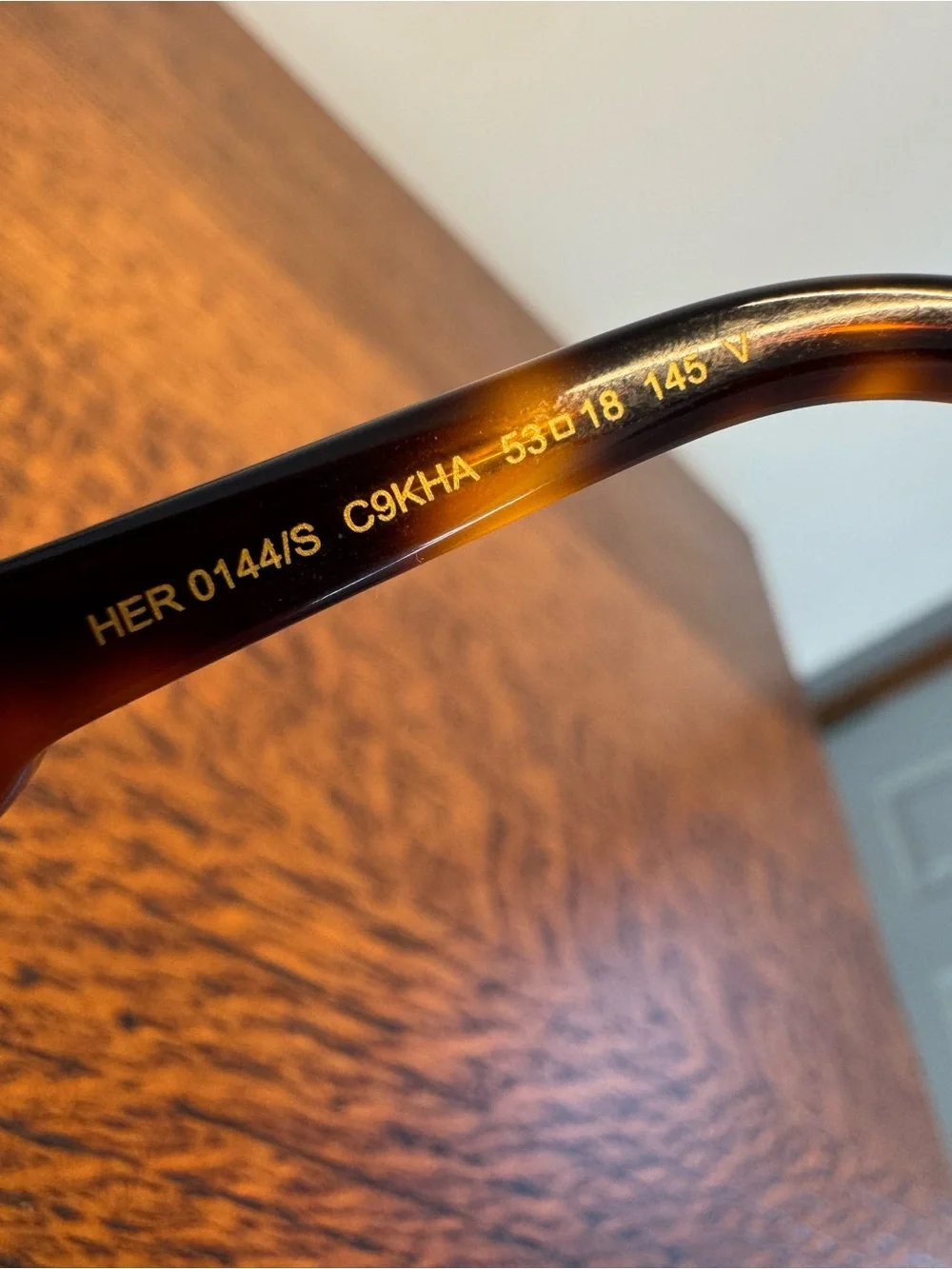 NWOT Carolina Herrera HER 0144/S Havana Square Sunglasses w/Box & Cloth